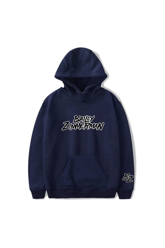 Bailey Zimmerman BZ Logo Hoodie Long Sleeve Women Men Sweatshirt Casual Pullover Clothes