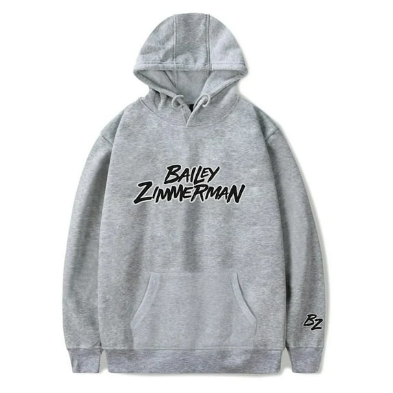 Bailey Zimmerman BZ Logo Hoodie Merch Popular Graphics Print Unisex Trendy Casual Streetwear