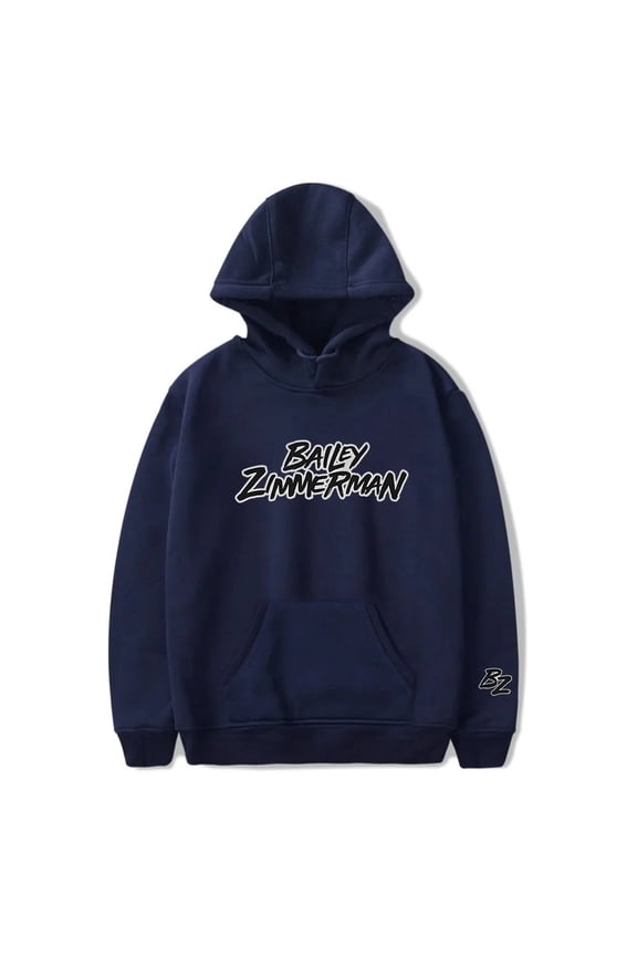 Bailey Zimmerman BZ Logo Hoodie Merch Popular Graphics Print Unisex Trendy Casual Streetwear