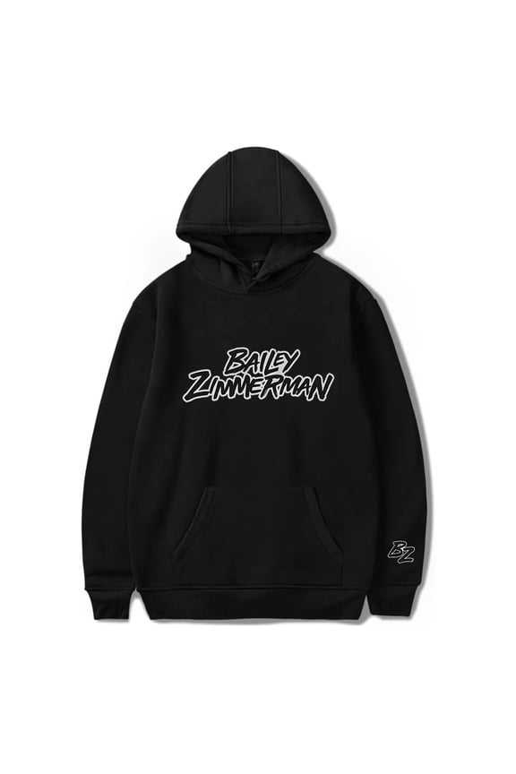 Bailey Zimmerman BZ Logo Hoodie Merch Popular Graphics Print Unisex Trendy Casual Streetwear