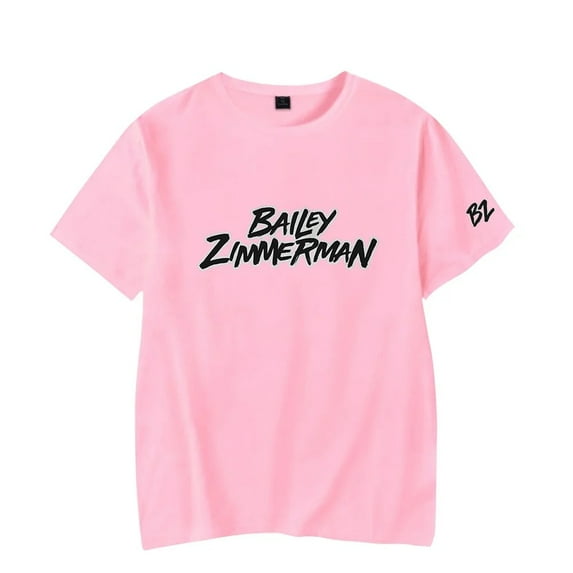 Bailey Zimmerman BZ LogoT-shirts Merch pop graphics print Crewneck Unisex Trend Casual Short Sleeve Top