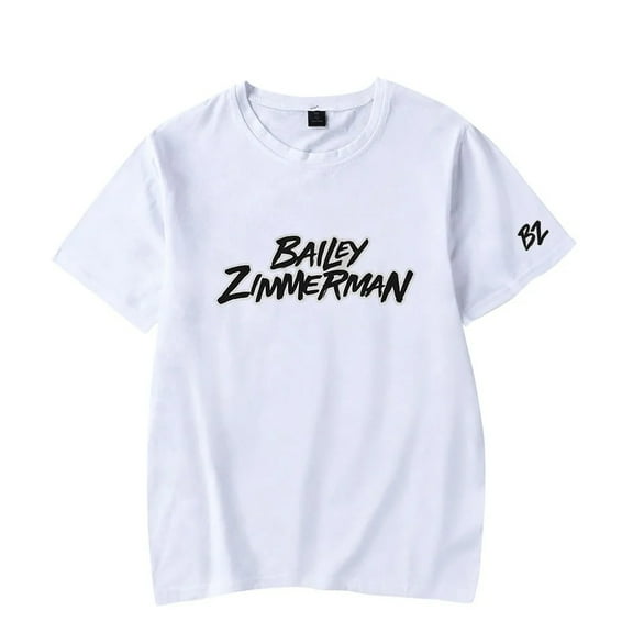 Bailey Zimmerman BZ LogoT-shirts Merch pop graphics print Crewneck Unisex Trend Casual Short Sleeve Top
