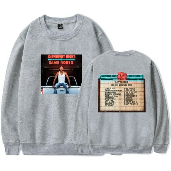 Bailey Zimmerman DNSR Cover Sweatshirt Women Men Casual Crewneck Long Sleeve Pullover Clothes