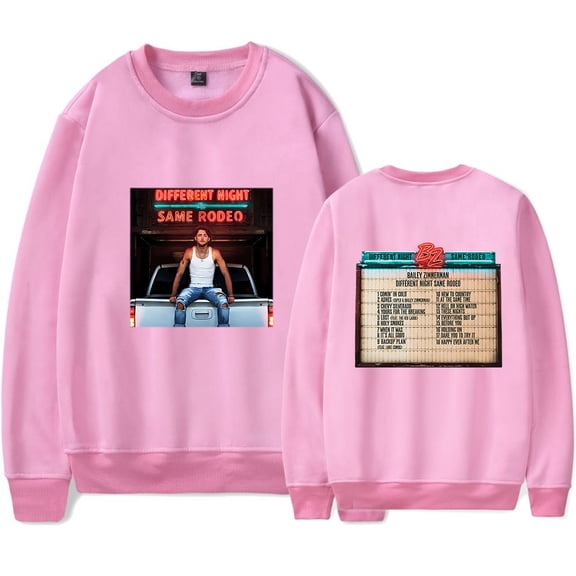 Bailey Zimmerman DNSR Cover Sweatshirt Women Men Casual Crewneck Long Sleeve Pullover Clothes