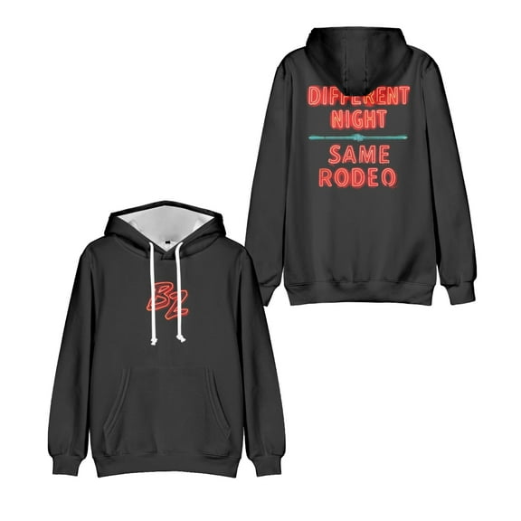 Bailey Zimmerman DNSR Neon Sign Hoodie Women Men Casual Long Sleeve Sweatshirt Fashion Pullovers