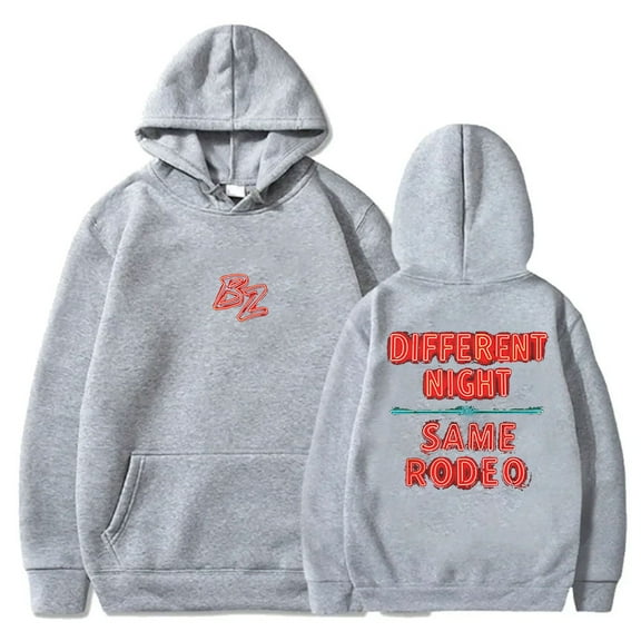 Bailey Zimmerman DNSR Neon Sign Hoodies Different Night Same Rodeo Merch Long Sleeve Sweatshirts