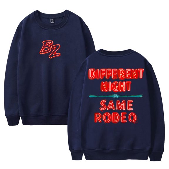 Bailey Zimmerman DNSR Neon Sign Merch Crewneck Long Sleeve Streetwear Women Men Pullover Sweatshirt