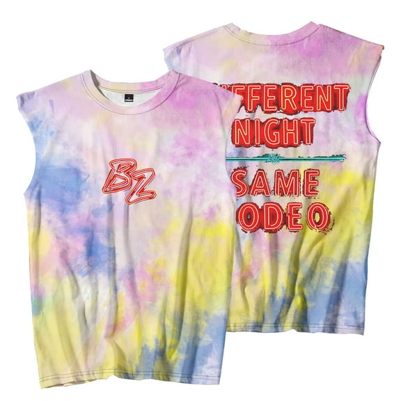Bailey Zimmerman Different Night Same Rodeo Merch Sleeveless T-Shirts Women Men Fashion Tank Tops