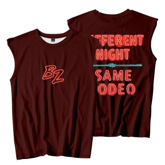 Bailey Zimmerman Different Night Same Rodeo Merch Sleeveless T-Shirts Women Men Fashion Tank Tops