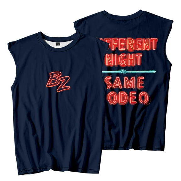 Bailey Zimmerman Different Night Same Rodeo Merch Sleeveless T-Shirts Women Men Fashion Tank Tops