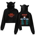 thumbnail image 1 of Bailey Zimmerman Different Night Same Rodeo Tour 2026 Hoodie Cat Ears Long Sleeve Crop Top Women's Clothes, 1 of 4