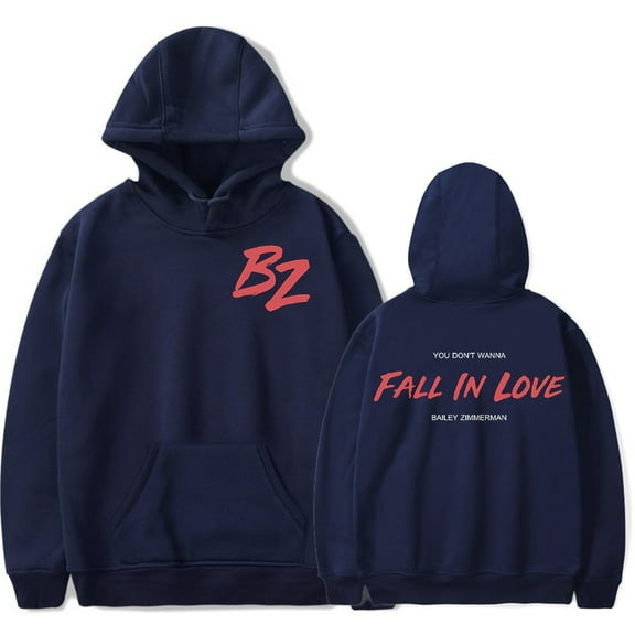 Bailey Zimmerman Fall In Love Merch Hoodie Sweatshirt Logo Women/Men Cosplay Pullovers Hooded Longsleeve