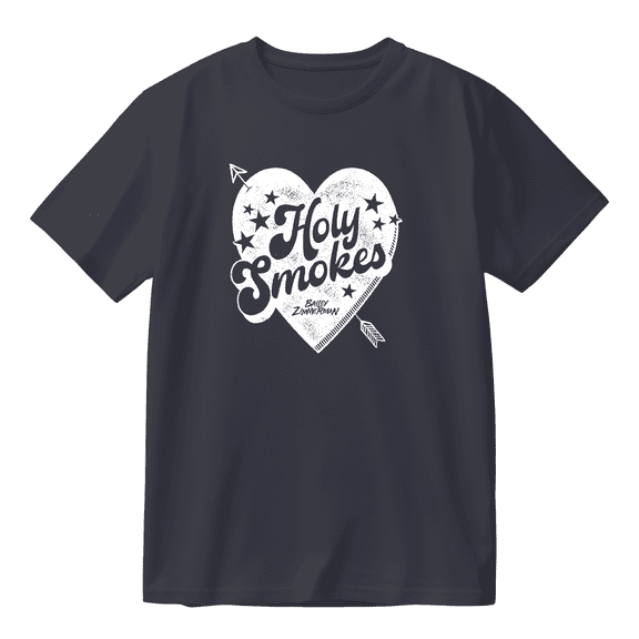 Bailey Zimmerman Holy Smokes Heart Cotton T-shirt Women Men Short Sleeve Crewneck Fashion Tee