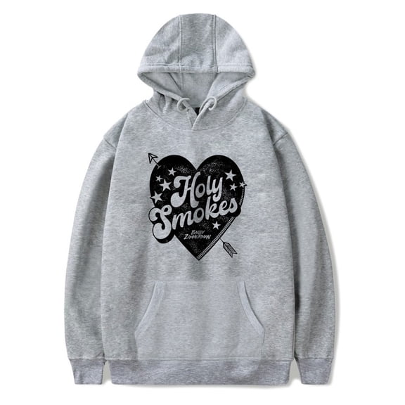 Bailey Zimmerman Holy Smokes Heart Hoodie Long Sleeve Sweatshirt Women Men Fashion Pullover Clothes