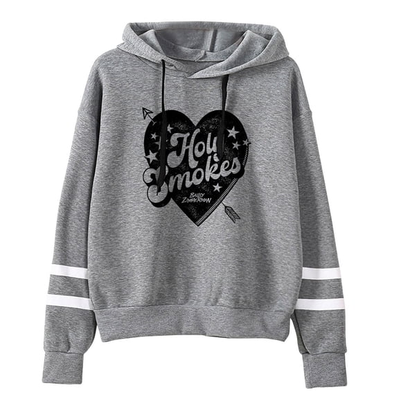 Bailey Zimmerman Holy Smokes Heart Pullover Hoodie Unisex Hooded Sweatshirt Casual Streetwear Clothes