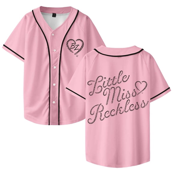 Bailey Zimmerman LMR Merch Baseball Jersey Shirt V-Neck Women Men Short Sleeve Streetwear Clothes