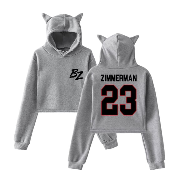 Bailey Zimmerman Logo Merch Pullover Female Cat Ears Hoodie Long Sleeve Tee Women's Clothes