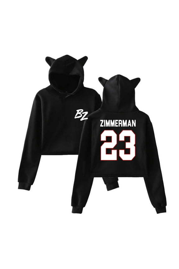 Bailey Zimmerman Logo Merch Pullover Female Cat Ears Hoodie Long Sleeve Tee Women's Clothes