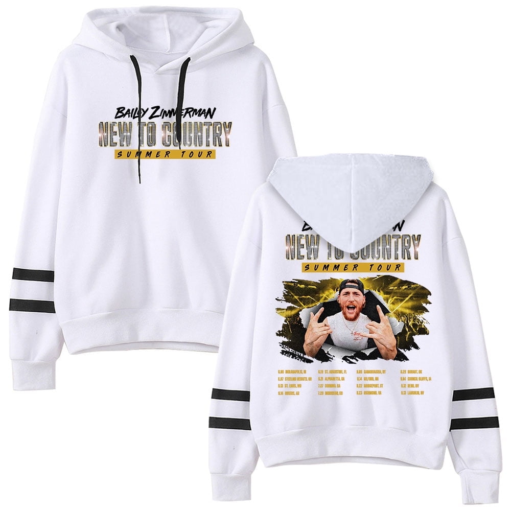 Bailey Zimmerman Merch 2025 Country Music Tour Hoodie Unisex Pocketless