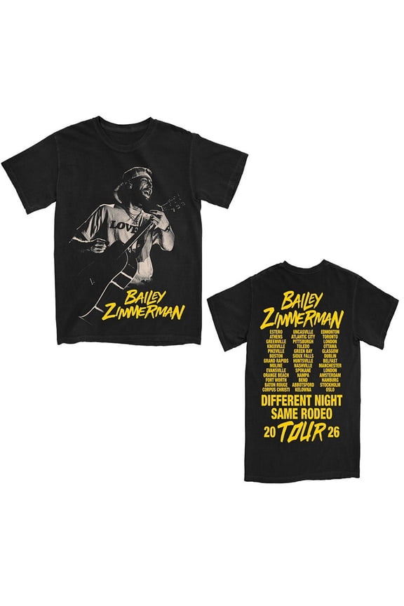 Bailey Zimmerman Merch 2026 Unisex Shirt Tops Vintage Tee Jersey Outdoor Tee Fashion y2k Top