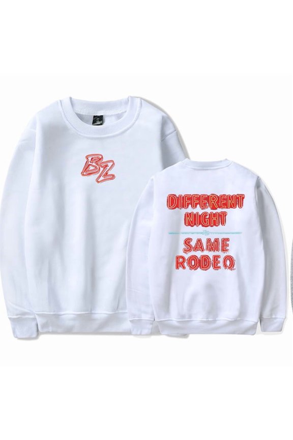 Bailey Zimmerman Merch Neon Sign Crewneck Sweatshirts Cosplay Women Men Fashion Long Sleeve Stylish Y2K Design Top