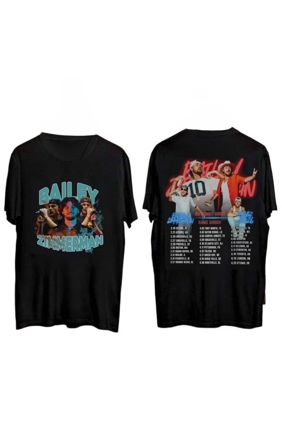 Bailey Zimmerman Merch Shirt Vintage Unisex Tops Tee Jersey Outdoor Tee Fashion y2k Top