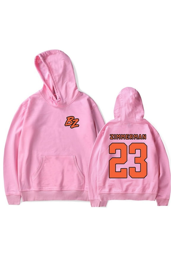Bailey Zimmerman Merchandise BZ New Logo Hooded Long Sleeve Pullover Sweatshirt for Women and Men