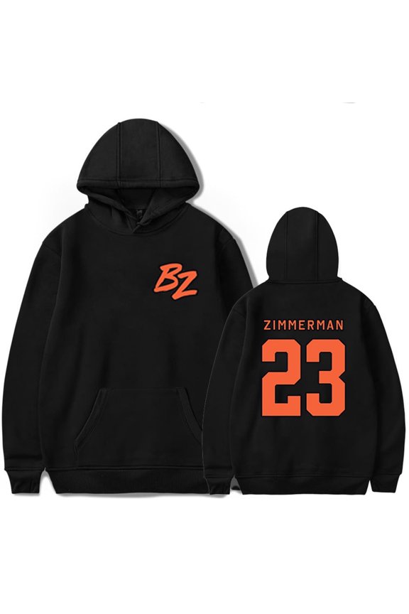Bailey Zimmerman Merchandise BZ New Logo Hooded Long Sleeve Pullover Sweatshirt for Women and Men