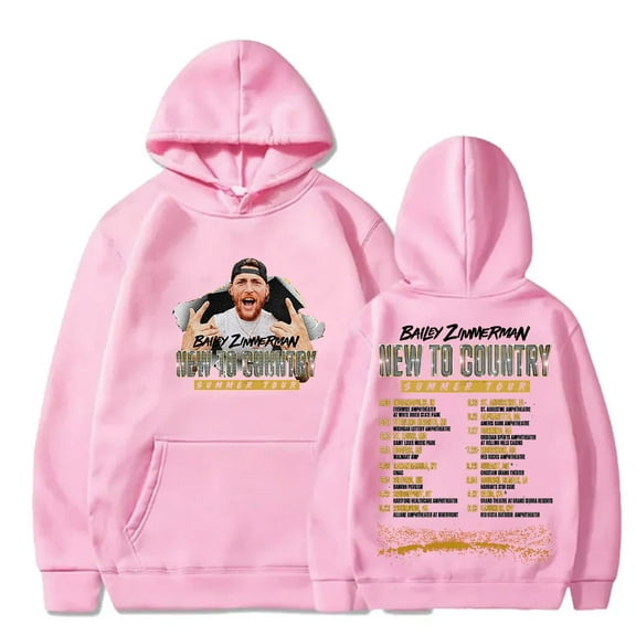 Bailey Zimmerman New To Country Summer Tour Merch Hoodies Cosplay Unisex Hooded Sweatshirts Pullover