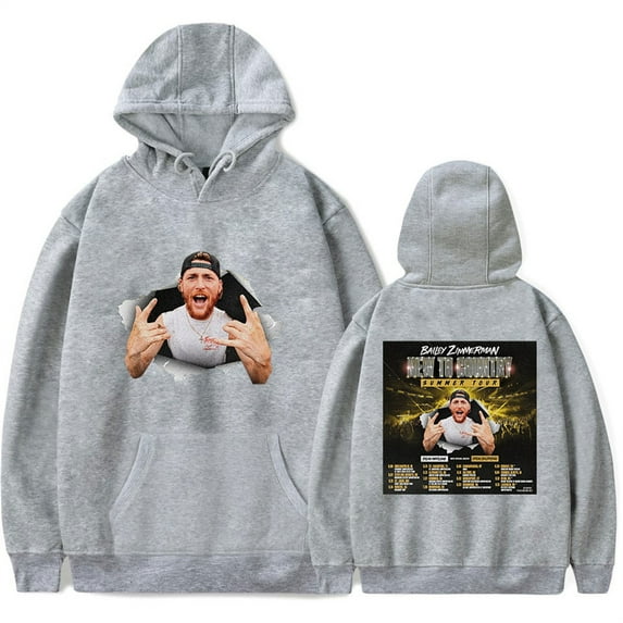 Bailey Zimmerman New To Country Tour 2025 Hoodies Cool Pullover Hip Hop Sweatshirt