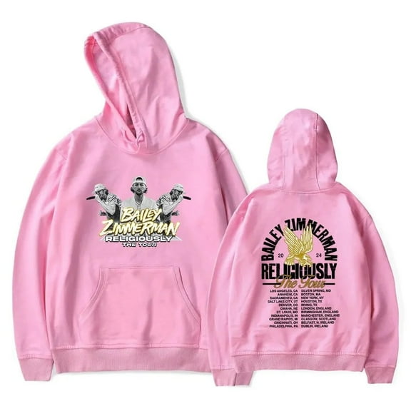 Bailey Zimmerman Religiously World Tour 2024 Hoodies Merch Women Men Long Sleeve Casual Sweatshirt Clothes