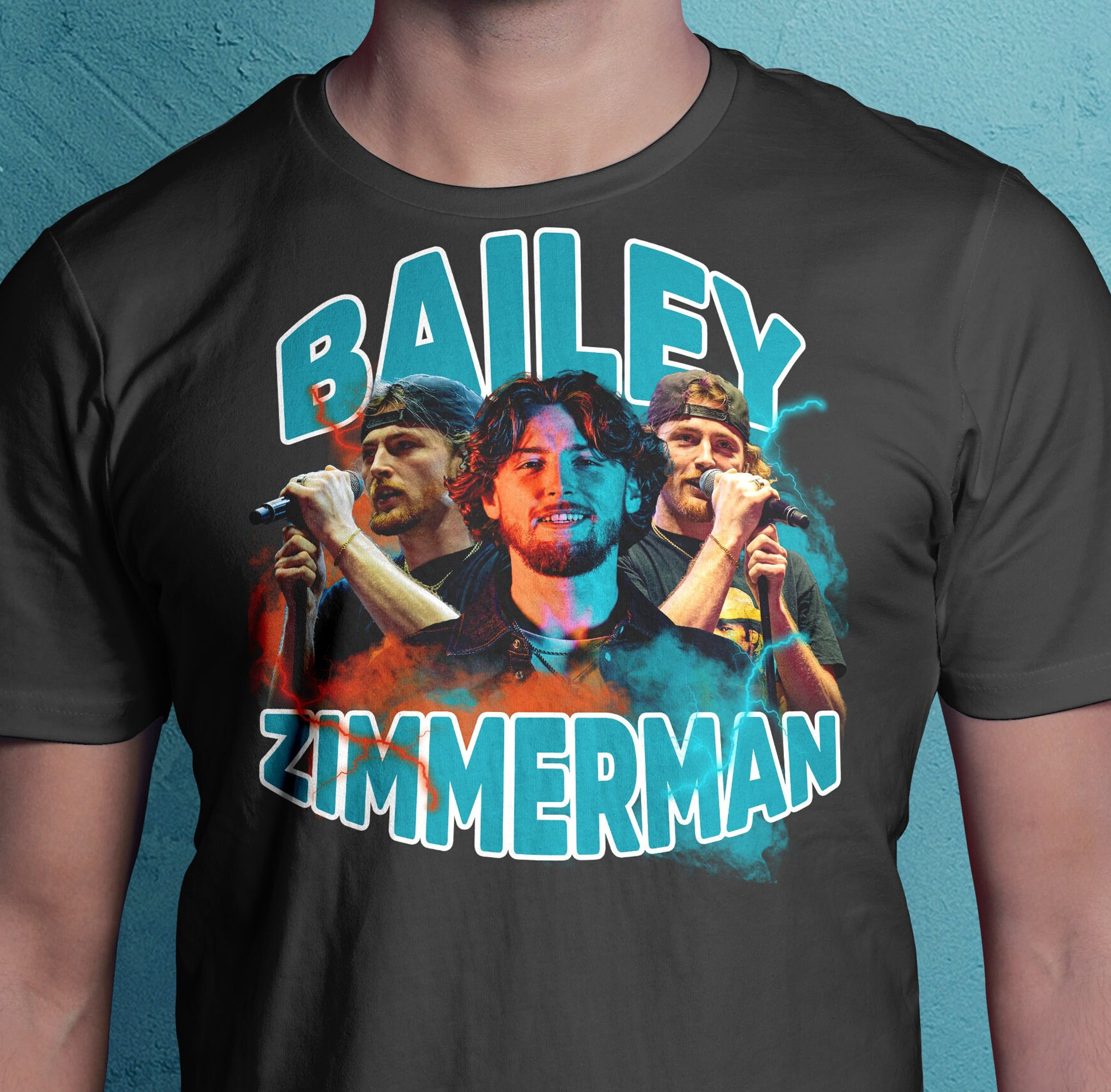 Bailey Zimmerman T Shirt Design PNG Download Bailey Zimmerman Fan