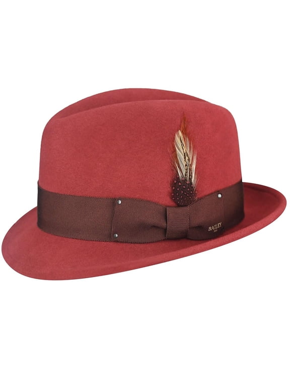of Hollywood Tino Litefelt Fedora - Rosewood/L