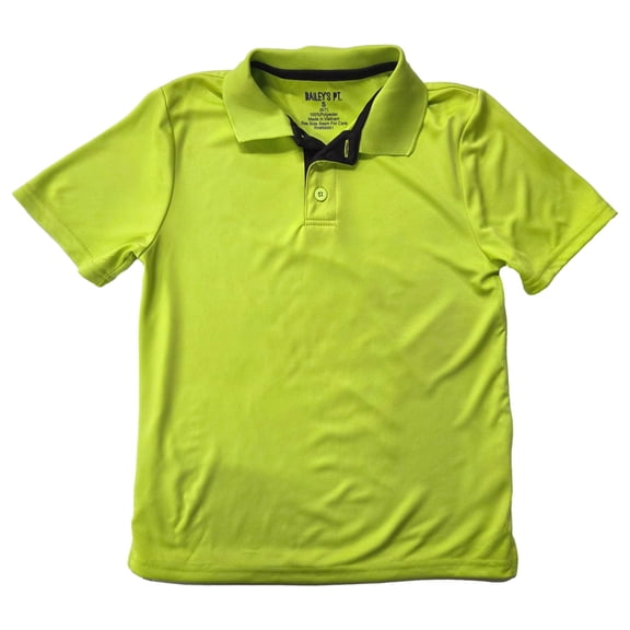 Bailey's Boys Green Collared Polo Short Sleeve T-Shirt Polo Shirt Small 6-7