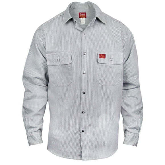 Bailey's Logger Wear Long Sleeve Button Hickory Shirt, Regular - X-Large