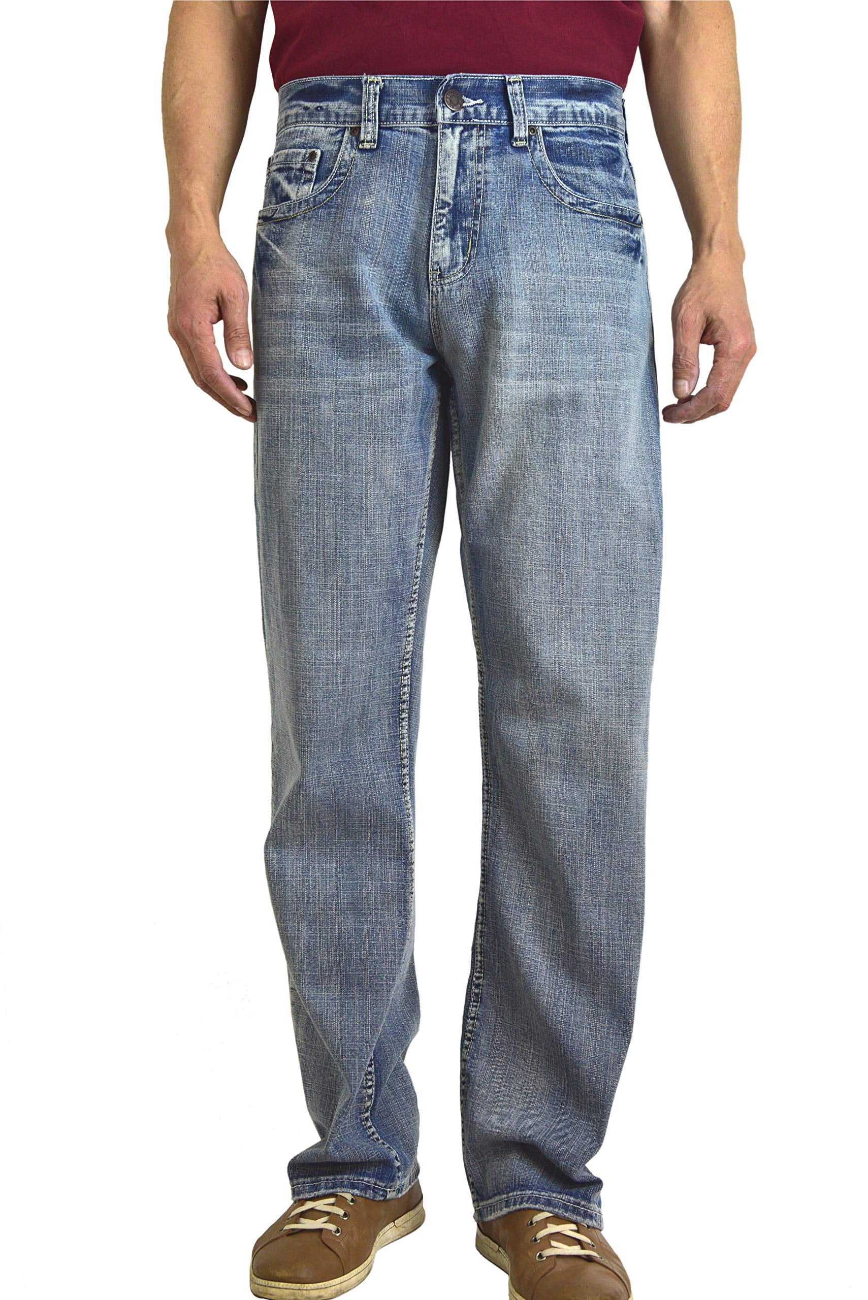 Bailey's Point Men's Fashion Relaxed Bootcut Jeans Wash Size 38X34 - Walmart.com