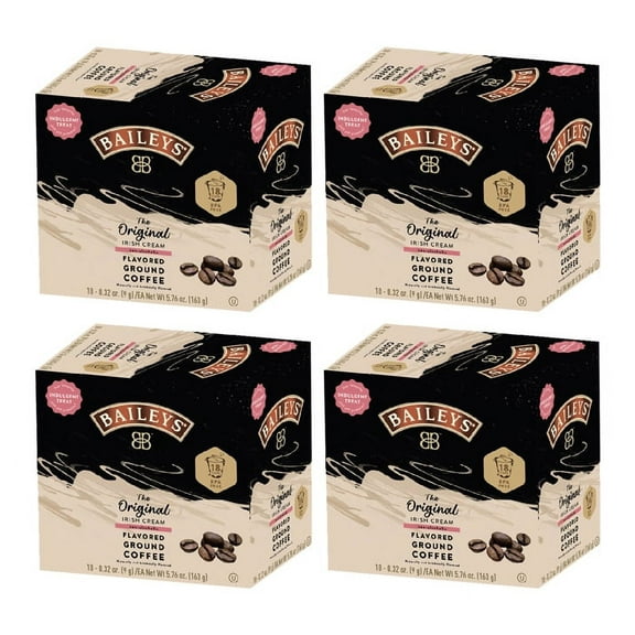 Bailey's, The Original Irish Cream Flavored Coffee, 4/18 Single Serve Cups