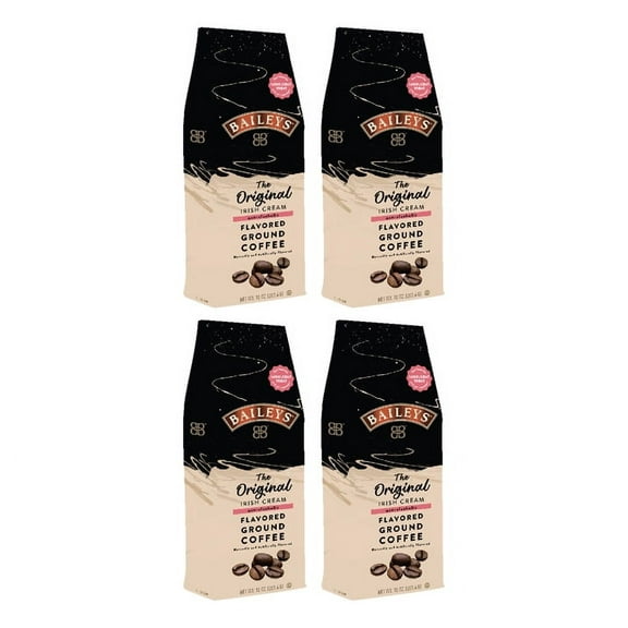 Bailey's The Original Irish Cream, Flavored Ground Coffee, 4 bags (10 oz each)