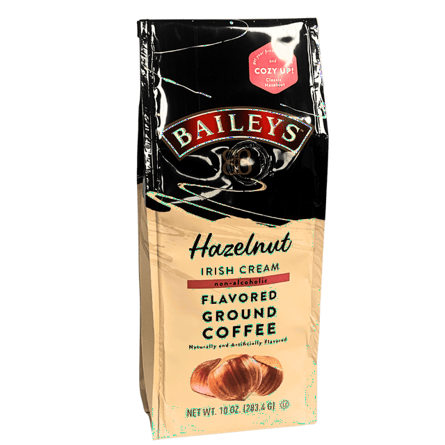 Baileys Irish Cream Hazelnut Flavored Non Alcoholic Ground Coffee 10 Ounce