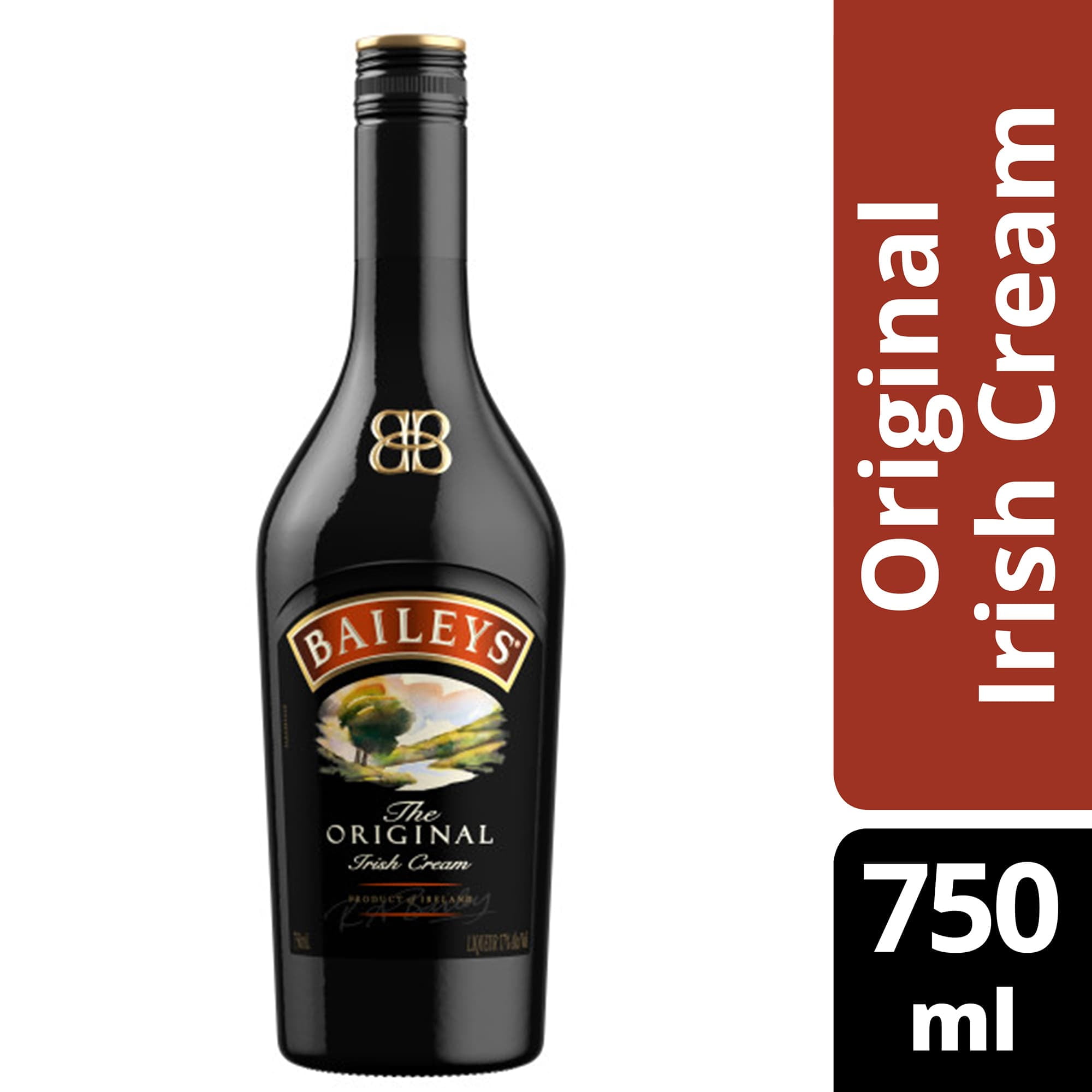 Original 17% Baileys Cream ml, ABV Liqueur, Irish 750