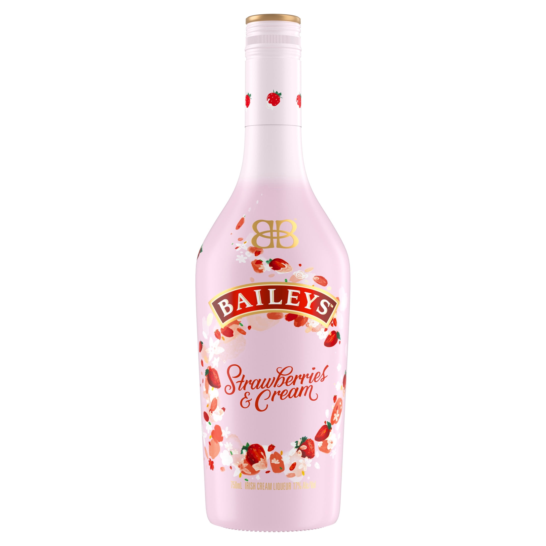 Baileys Strawberries & Cream Liqueur, 750 mL, 17% ABV