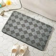 thumbnail image 1 of Bailu Bathroom Rug Set Soft Plush Absorbent Bath Mat Set, Machine Washable Bathroom Floor Mat, Gray, 24"X36" inch, 1 of 6