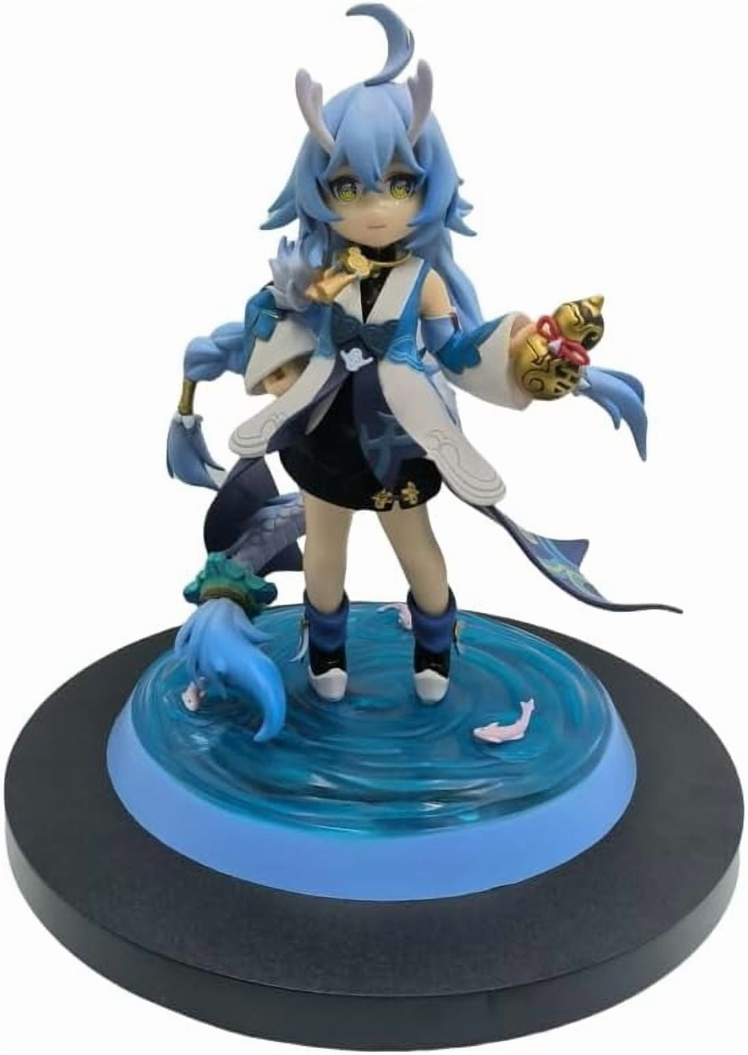 Bailu Figure, Standing Bailu Figurine 26cm/10.2inch Handmade PVC Anime Cartoon Manga Model Statue Collectible Craft Gift