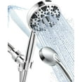 thumbnail image 1 of Bailu Handheld High-Pressure Multi-Function 7-Mode Shower Head with Built-in Powerful Washing for Tub, Tile and Pets, 5 Inch High Flow Handheld Rain Shower Head., 1 of 7