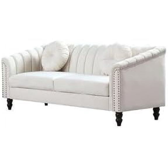 Bailu Microfiber Fabric Sofa Set,Living Room Funiture Sets,Couch Set for Living Room Furniture,Modern Office Sofa Set Apply to Home and Office(3-Seater Sofa) White