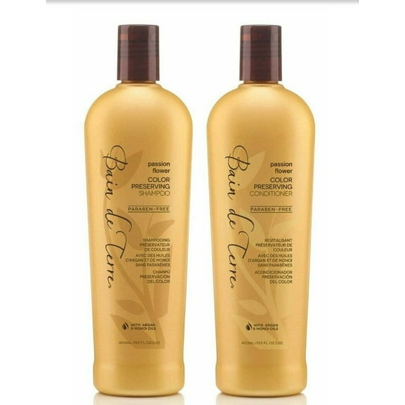 Bain De Terre Passion Flower Shampoo & Conditioner Duo Boxed Set 13.5oz (Each)