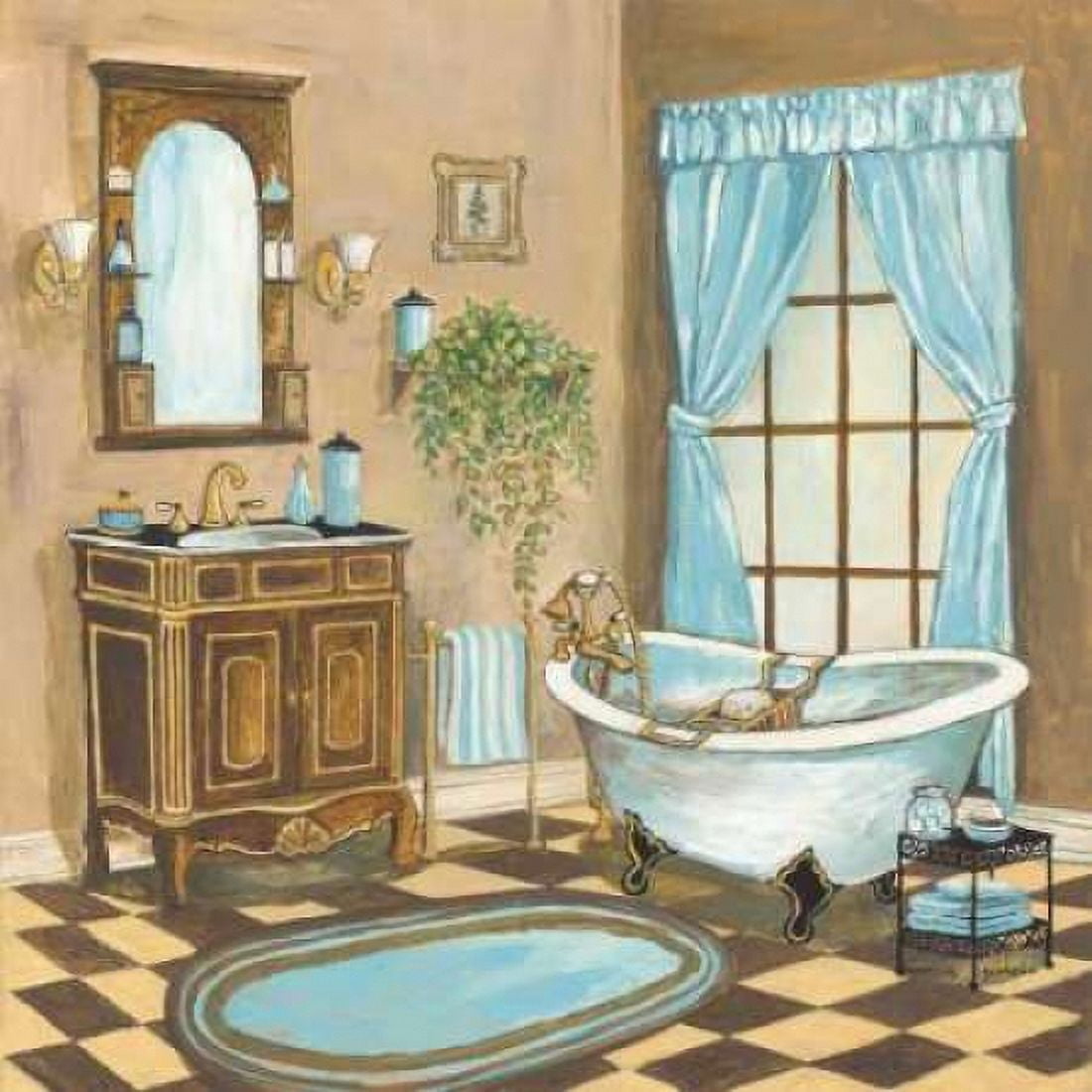 Bain de Cru I Canvas Art - Gregory Gorham (24 x 24)