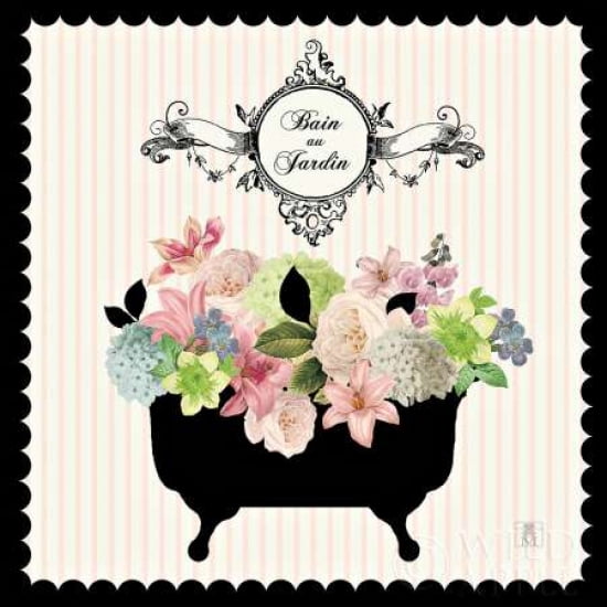 Bain du Jardin I Canvas Art - Studio Mousseau (24 x 24)