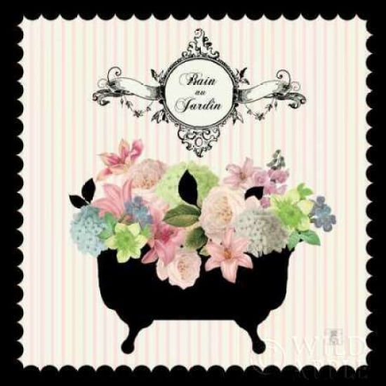 Bain du Jardin I Canvas Art - Studio Mousseau (24 x 24)