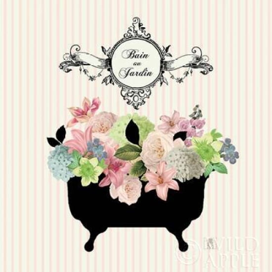 Bain du Jardin I no Border Canvas Art - Studio Mousseau (24 x 24)